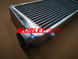 Universal Front Mount Alloy Intercooler Tube&Fin 600x300x80mm 76mm 3" In/Outlet overall 105mm thickness