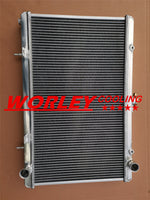 2Row Aluminum Radiator For NISSAN SILVIA S13 180SX CA18DET 1.8 Turbo MT manual 1989 1990 1991 1992 1993 1994