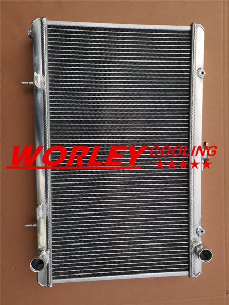 2Row Aluminum Radiator For NISSAN SILVIA S13 180SX CA18DET 1.8 Turbo MT manual 1989 1990 1991 1992 1993 1994