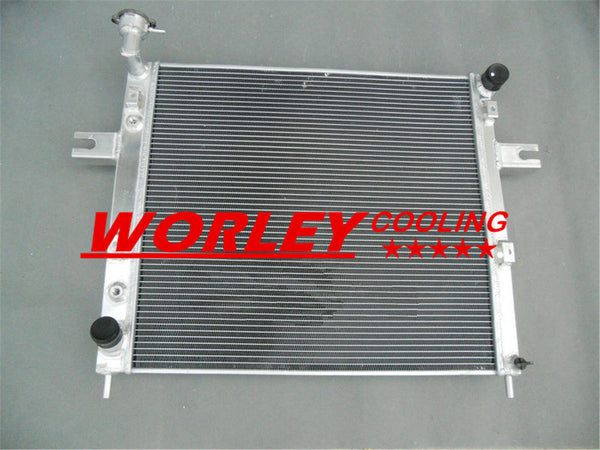 40mm 2Row Aluminum Radiator For 1999-2004 Jeep Grand Cherokee Limited 4.0L L6 1999 2000 2001 2002 2003 2004