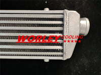 Full Aluminum Intercooler 450x140x50mm 2.2" Turbo Delta Fin Design