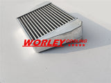 Aluminum Intercooler V-MOUNT for MAZDA RX7 70mm 2.75" IN&OUTLET - FC3S 13B 470 x 300