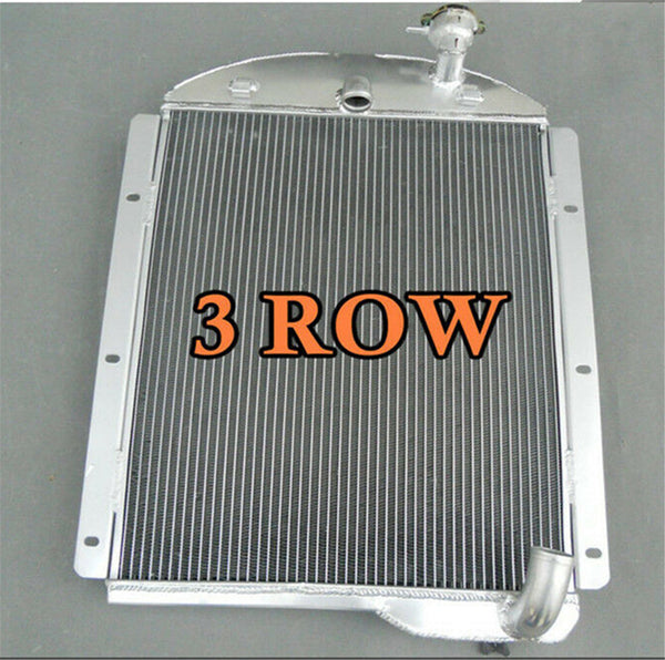 56mm 3Row Aluminum Radiator For 1941-1946 Chevy Truck With Chevy Conversion V8 1941 1942 1943 1944 1945 1946