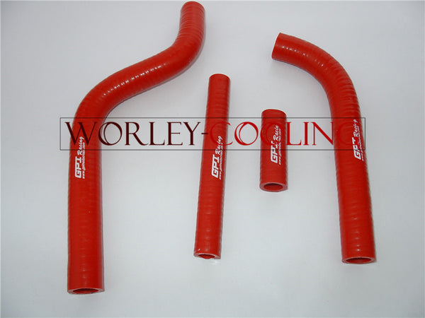 RED silicone radiator hose for YAMAHA YZ125 YZ 125 1996-2001 96 97 98 99 00 01