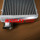 FMIC Universal Aluminum Turbo Intercooler for 500x290x62mm 3" Inlet/Outlet 76mm