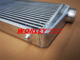 Universal Front Mount Alloy Intercooler Tube&Fin 600x300x80mm 76mm 3" In/Outlet overall 105mm thickness