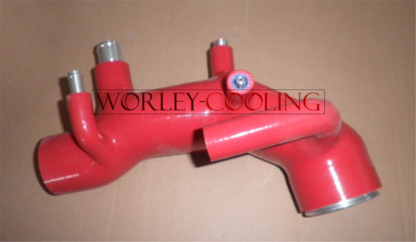 FOR Subaru WRX GC8 STI Silicone Turbo Intake Induction Pipe Ver3-4 96 97 98 1996 1997 1998 RED