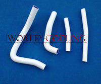 Silicone Radiator Hose for Suzuki RM250 RM 250 1996 1997 1998 1999 2000 96 97 98 99 00 WHITE