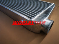 Universal Front Mount Alloy Intercooler Tube&Fin 600x300x80mm 76mm 3" In/Outlet overall 105mm thickness