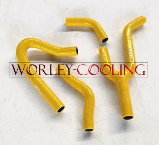 YELLOW Silicone Radiator Hose for KTM 250 300 380 EXC/MXC/SX 98 99 00 01 02 03