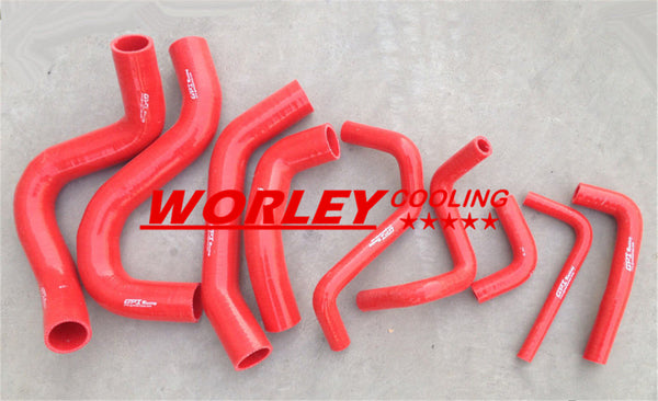 RED Silicone coolant hose for Patrol Y60 GQ 2.8L RD28T Turbo Diesel 1994-1997 94 95 96 97