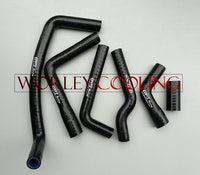 Silicone Radiator Hose for 2007-2015 GAS GAS MX/SM/EC 200/250/300 07 08 09 10 11 12 13 14 15 BLACK