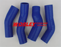 silicone turbo intercooler hose kits for Nissan Fairlady 300ZX Z32 4pieces BLUE 300 ZX