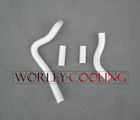 WHITE silicone radiator hose for HONDA CR250 CR250R CR 250 R 1992-1996 92 93 94 95 96
