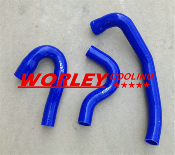 Blue Silicone radiator hose for Navara D22-II 3.0 TDi ZD30 Turbo Diesel 2001-2006 01 02 03 04 05 06