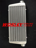 Universal Front Mount Alloy aluminum Intercooler Delta Fin 600x300x70mm 3" In/Outlet 76mm