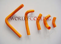 silicone radiator hose FOR Honda CR250 CR 250 2003-2008 2004 2005 2006 07 ORANGE