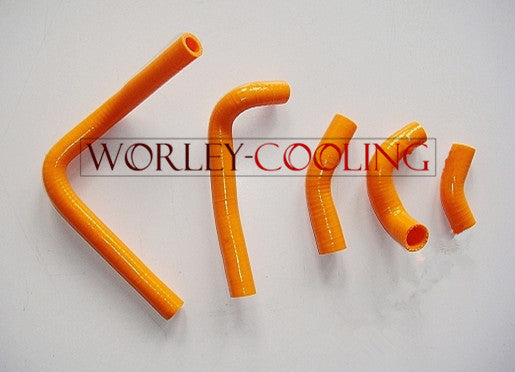 silicone radiator hose FOR Honda CR250 CR 250 2003-2008 2004 2005 2006 07 ORANGE