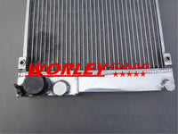 Height=13.4" H=328mm 3ROW Aluminum Radiator For Porsche 924S 1987 1988 Non Turbo MT manual