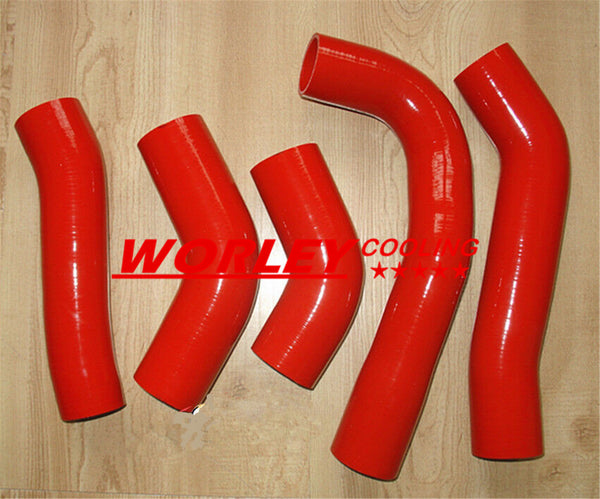 FOR TOYOTA SUPRA MK3 MA70 SILICONE INTERCOOLER TURBO HOSES 7MGTE/7M-GT RED 1986-1992 86 87 88 89 90 91 92