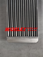 Turbo Full Aluminum Intercooler 600x300x75mm 3" Delta Fin Same Side In/Outs overall length 788mm
