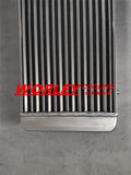 Turbo Full Aluminum Intercooler 600x300x75mm 3" Delta Fin Same Side In/Outs overall length 788mm
