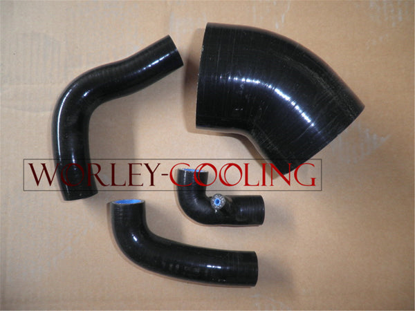 Silicone Intake Radiator Hose For Autobahn Mercedes Benz C200K W203 2000-2007 00 01 02 03 04 05 06 07 BLACK