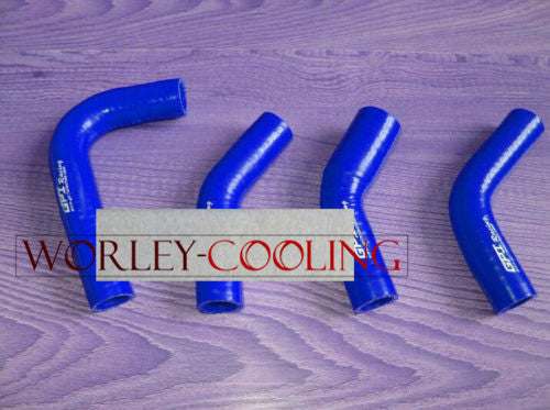 Silicone Radiator Hose Kit for Yamaha RD350 RZ350 All model years BLUE