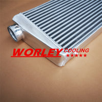 24"x12"x3" FMIC Aluminum Intercooler Universal 600 x 300 x 76mm 3" Inlet/Outlet