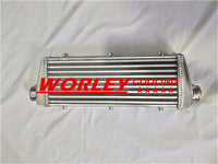 Universal Aluminum Intercooler 450x176x50mm 2.25" 55mm Inlet/outlet Tube & Fin