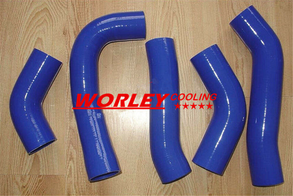 FOR TOYOTA SUPRA MK3 MA70 SILICONE INTERCOOLER TURBO HOSES 7MGTE/7M-GT BLUE 1986-1992 86 87 88 89 90 91 92