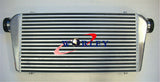 Universal Front Mount Alloy Intercooler Tube&Fin 600x300x80mm 76mm 3" In/Outlet overall 105mm thickness