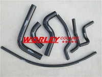 For SUZUKI SAMURAI 1.3 SJ413 Silicone Radiator and Heater Hose 1986-1995 86 87 88 89 90 91 92 93 94 95 BLACK