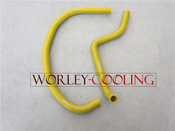 FOR suzuki LT250 LT250R LT 250 R silicone radiator hose Kit 1985 1986 85 86 YELLOW
