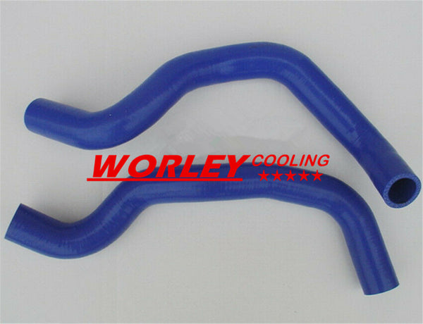 FOR Honda CL7 Accord Euro R Turbo 180sx Silicone Radiator Hose Kit BLUE