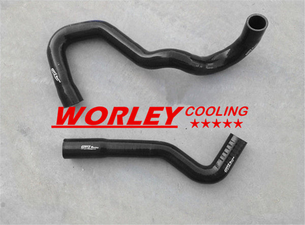 Silicone Radiator Heater Hose Kit For PATROL Y61 TD42 4.2L DIESEL 12/97-ON BLACK