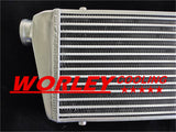 550 x 230 x 50mm FMIC ALUMINUM INTERCOOLER 2.25" INLET/OUTLET TURBO Tube and Fin