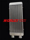 Turbo Full Aluminum Intercooler 600x300x75mm 3" Delta Fin Same Side In/Outs overall length 788mm