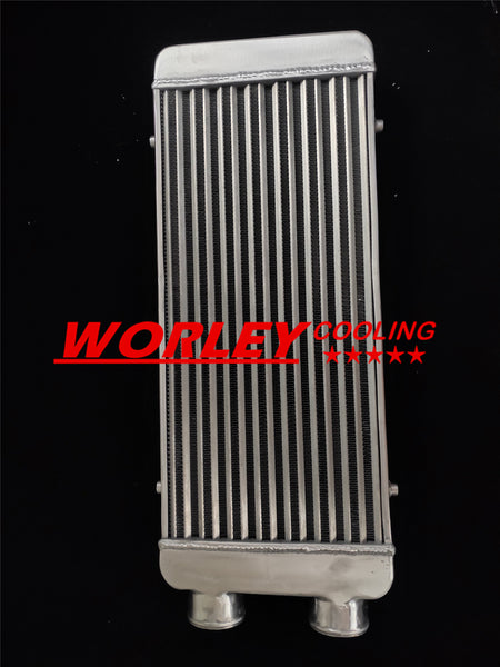 Turbo Full Aluminum Intercooler 600x300x75mm 3" Delta Fin Same Side In/Outs overall length 788mm