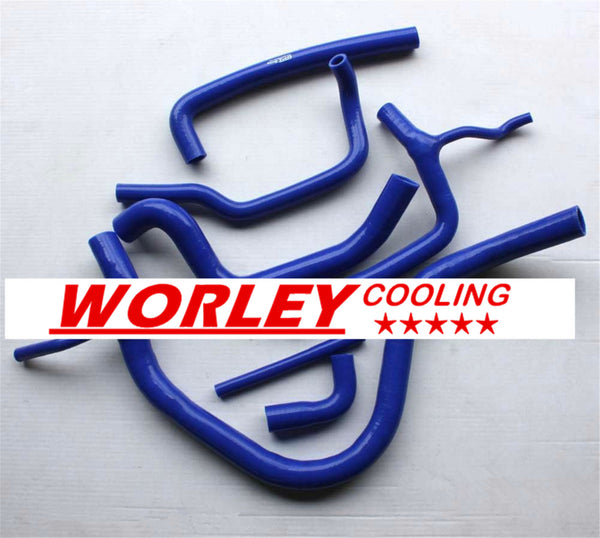 Blue silicone radiator heater hose for SAAB 900 16V 1986-1993 86 87 88 89 90 91 92 93