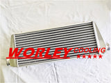 550 x 230 x 50mm FMIC ALUMINUM INTERCOOLER 2.25" INLET/OUTLET TURBO Tube and Fin