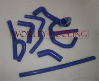 FOR ROVER MINI COOPER 1.3L SILICONE RADIATOR COOLANT HOSE TUBE PIPE 1990-1996 90 91 92 93 94 95 96 BLUE