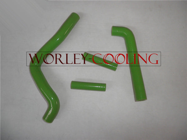 FOR KAWASAKI KX125 KX 125 1994 - 2002 94 95 96 97 98 99 00 01 02 Silicone Radiator Hose Kit GREEN