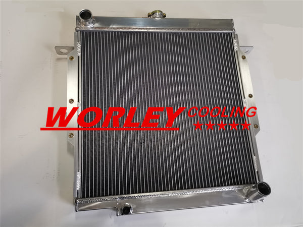 Aluminum Radiator for TOYOTA Land Cruiser 75 Series HZJ75 1HZ Manual 1990 1991 1992 1993 1994 1995 1996 1997 1998 1999 2000 2001