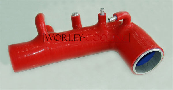 Red Silicone Induction Intake Pipe for Subaru WRX/STi GDB/GDA 2000-2008 00 01 02 03 04 05 06 07 08  VER7/8/9