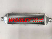 Universal Aluminum Turbo Intercooler 520x160x50 67mm 2.6 inch  in/outlet Delta Fin