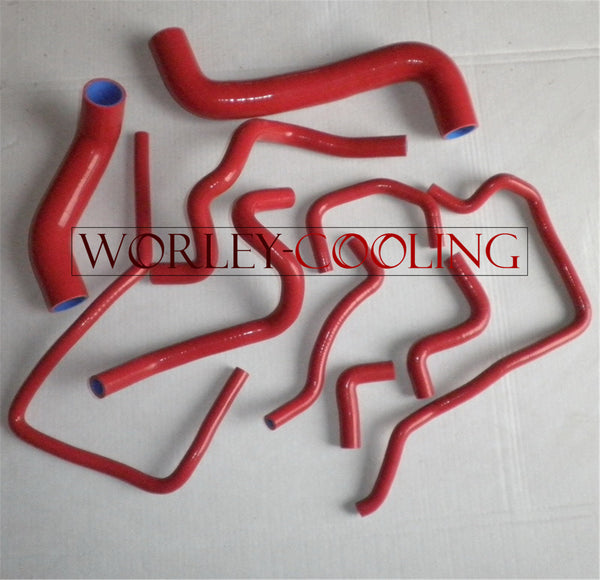 SILICONE RADIATOR COOLANT HOSE for SUBARU IMPREZA WRX/STI GR 2008 2009 2010 2011 08 09 10 11 RED