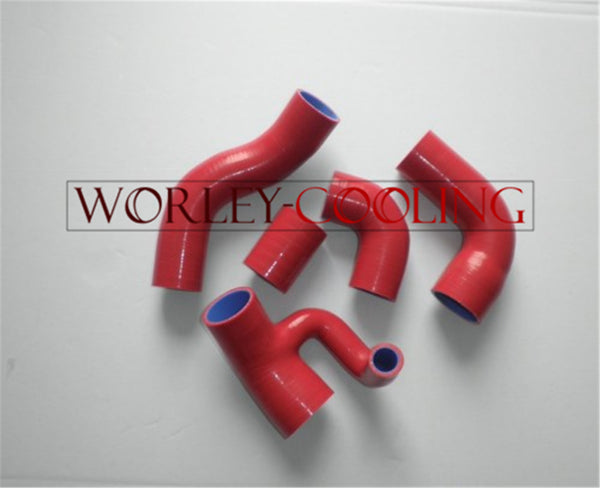 SILICONE TURBO BOOST HOSE KIT FOR VOLVO 850 S70 V70 T5 T5S RED