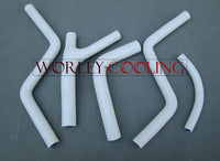 silicone radiator hose for Honda CR250 85 86 87 1985 1986 1987 WHITE