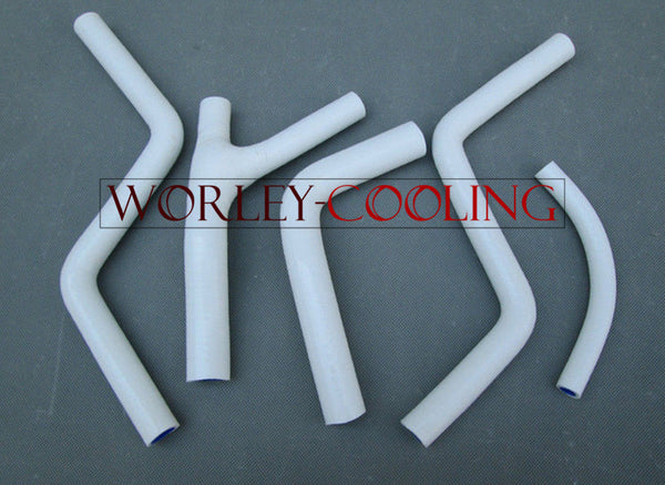 silicone radiator hose for Honda CR250 85 86 87 1985 1986 1987 WHITE